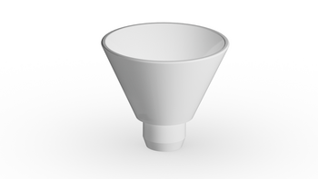 Trichter 22 mm Ø aus Kunststoff POM