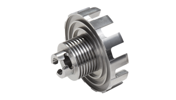 Schlagrotor mit Kühlrippen aus rostfreiem Stahl mit 6 Rippen Schlagrotor mit Kühlrippen aus rostfreiem Stahl mit 6 Rippen