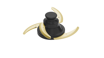 Sichelmesser mit Wellenschliff, TiN-beschichtet